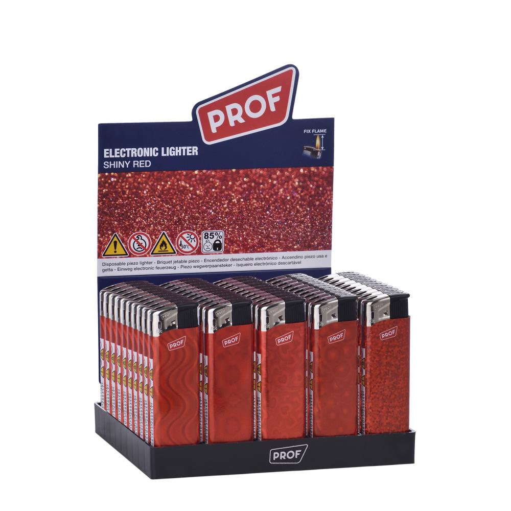 Aansteker shiny red