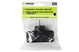 Steckdosenapapter A-Pin 2-fach schwarz