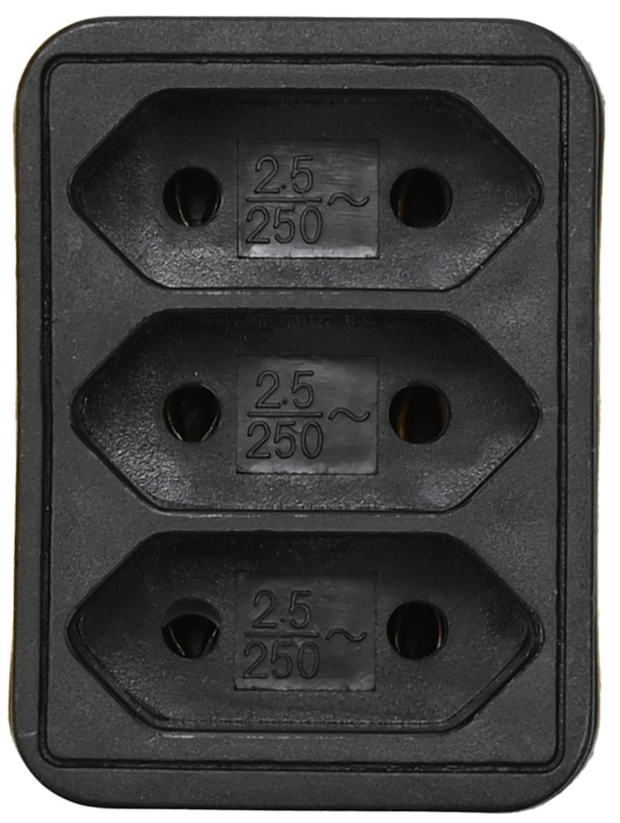 Plug triple black