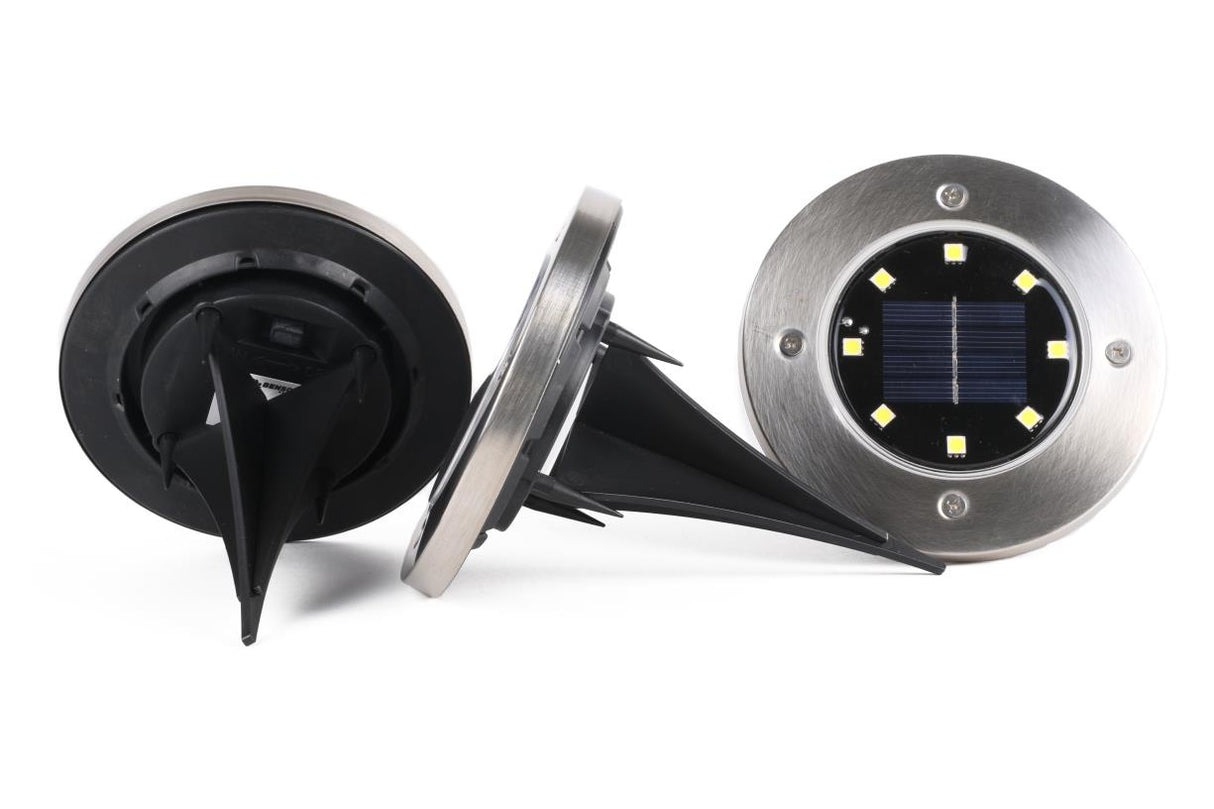 Led spot au sol solar jardin IP44 3 pcs