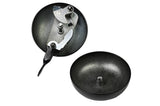 Fietsbel ding-dong 80 mm mat zwart