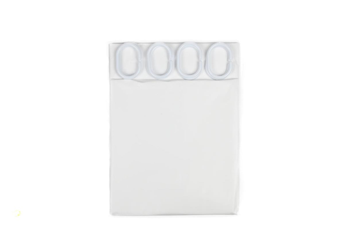 Shower curtain 180 x 200 cm white