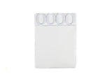 Shower curtain 180 x 200 cm white