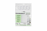 Shower curtain 180 x 200 cm white