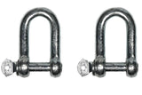 D-shackle 10 mm 2 pcs