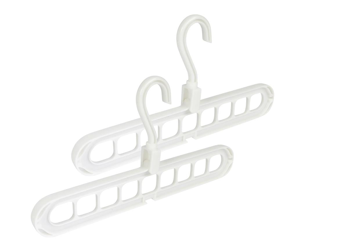 Clothes hangers 9-in-1 white