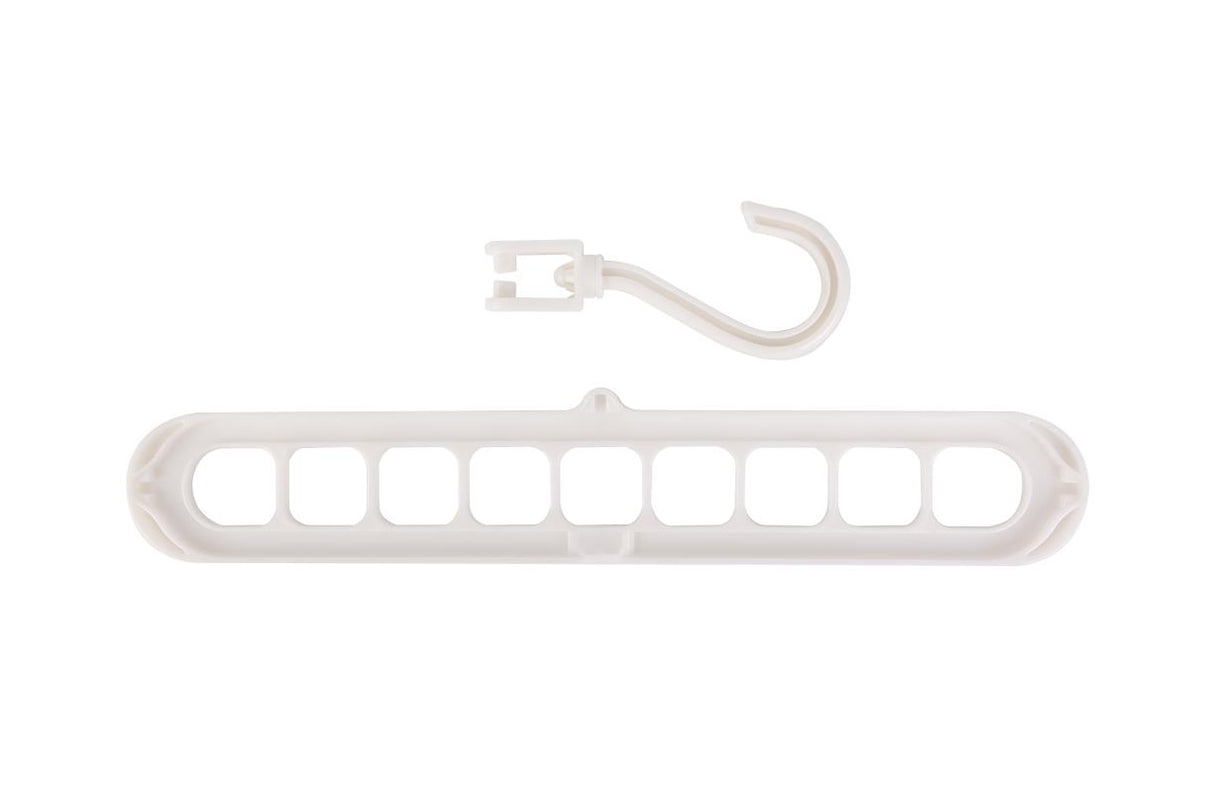 Clothes hangers 9-in-1 white