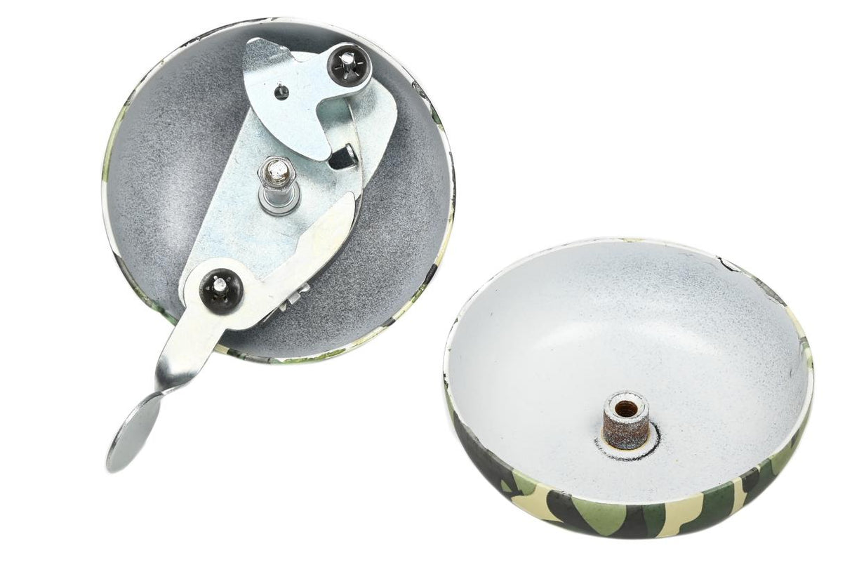 Fietsbel ding-dong 80 mm camouflage
