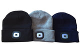 Hat with LED rechargeable display