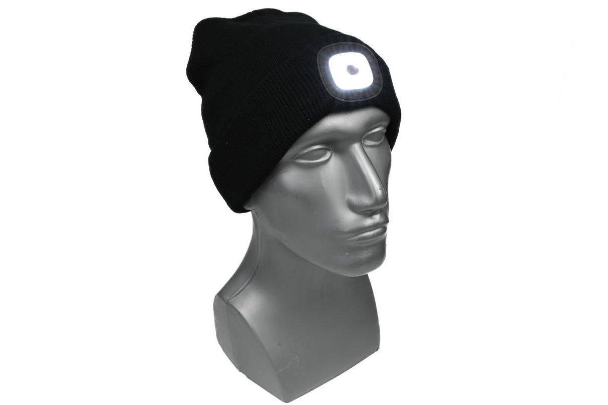 Hat with LED rechargeable display