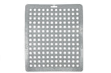 Tapis d'évier PVC carré gris