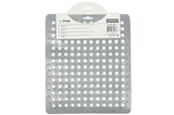 Tapis d'évier PVC carré gris
