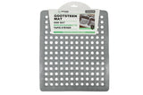 Tapis d'évier PVC carré gris