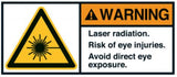 Bicycle rear light laser + LED