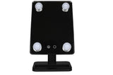 Miroir make-up 4 LED hollywood noir
