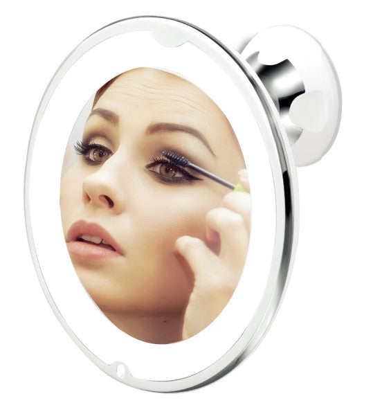 Miroir make-up 21 LED avec aspiration blanc