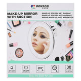 Make-up spiegel 21 LED + zuignap wit