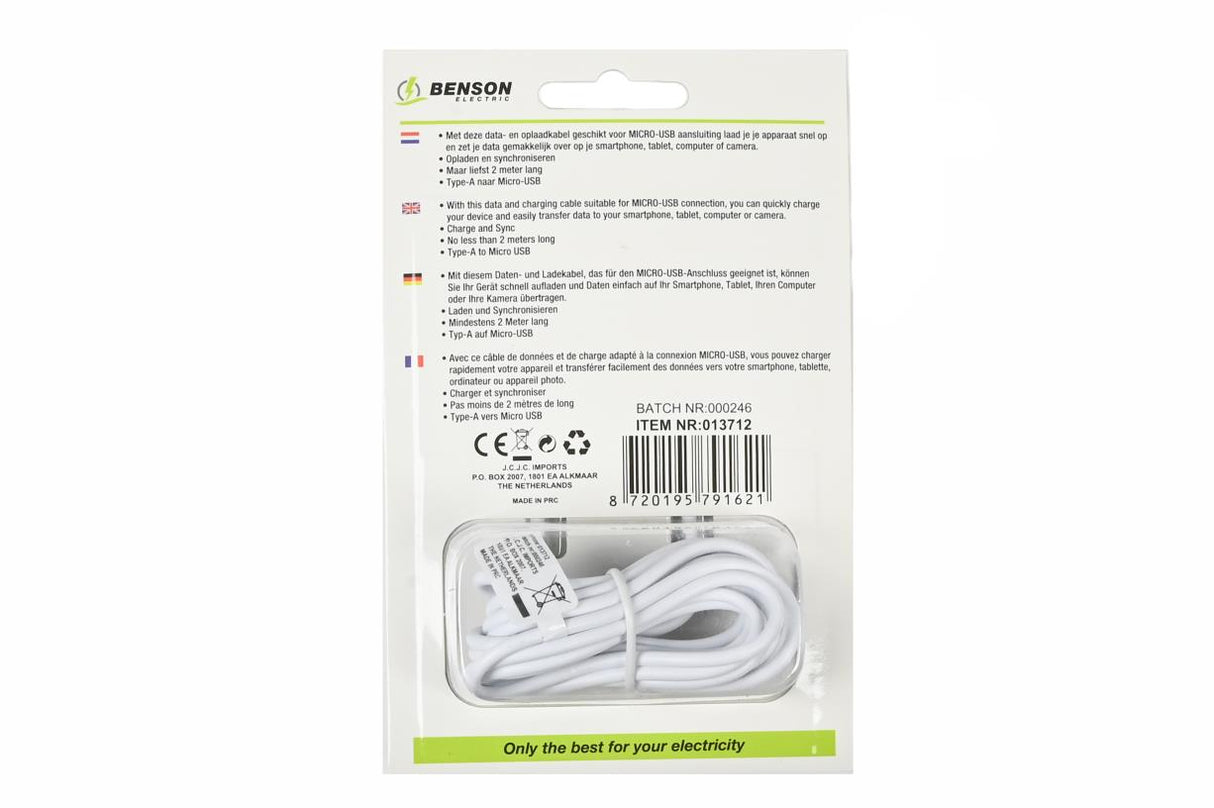 USB-Kabel Micro USB 2 m