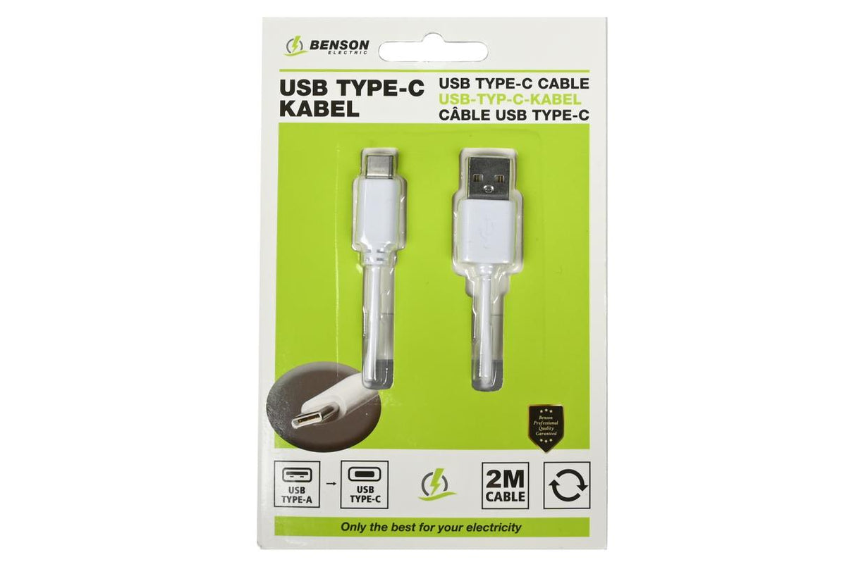 Cable USB type-C 2 m