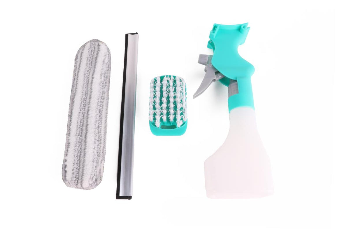 Window squeegee spray 5-in-1