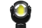 LED flashlight + rotary head + COB alu