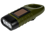 Solar zaklamp + karabijnhaak + dynamo