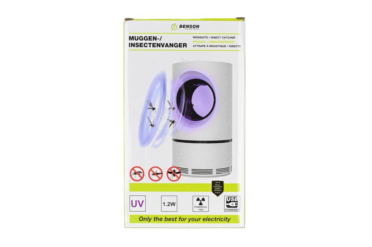 Mosquito / insect catcher 1.2W UV lamp