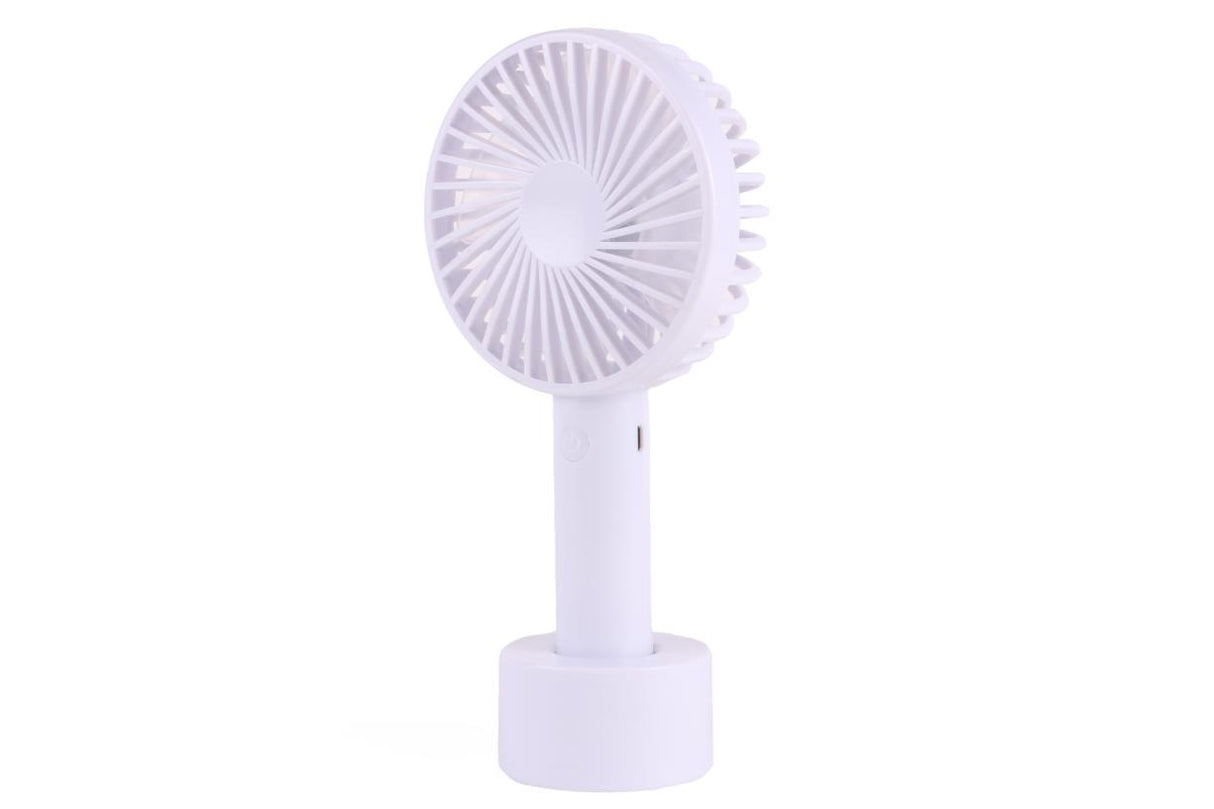 Ventilator hand + houder oplaadbaar