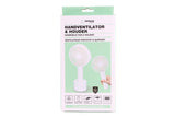 Ventilator hand + houder oplaadbaar