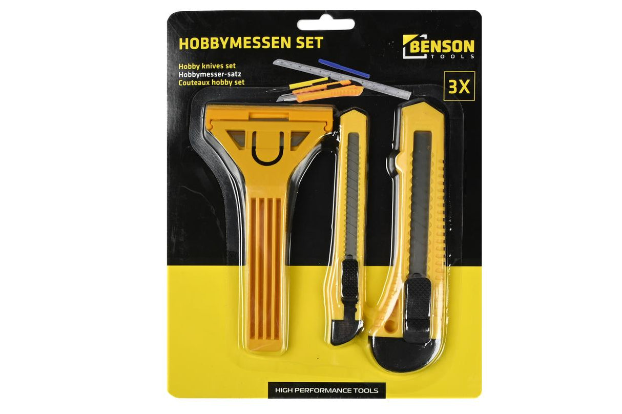 Couteaux hobby set 3 pcs