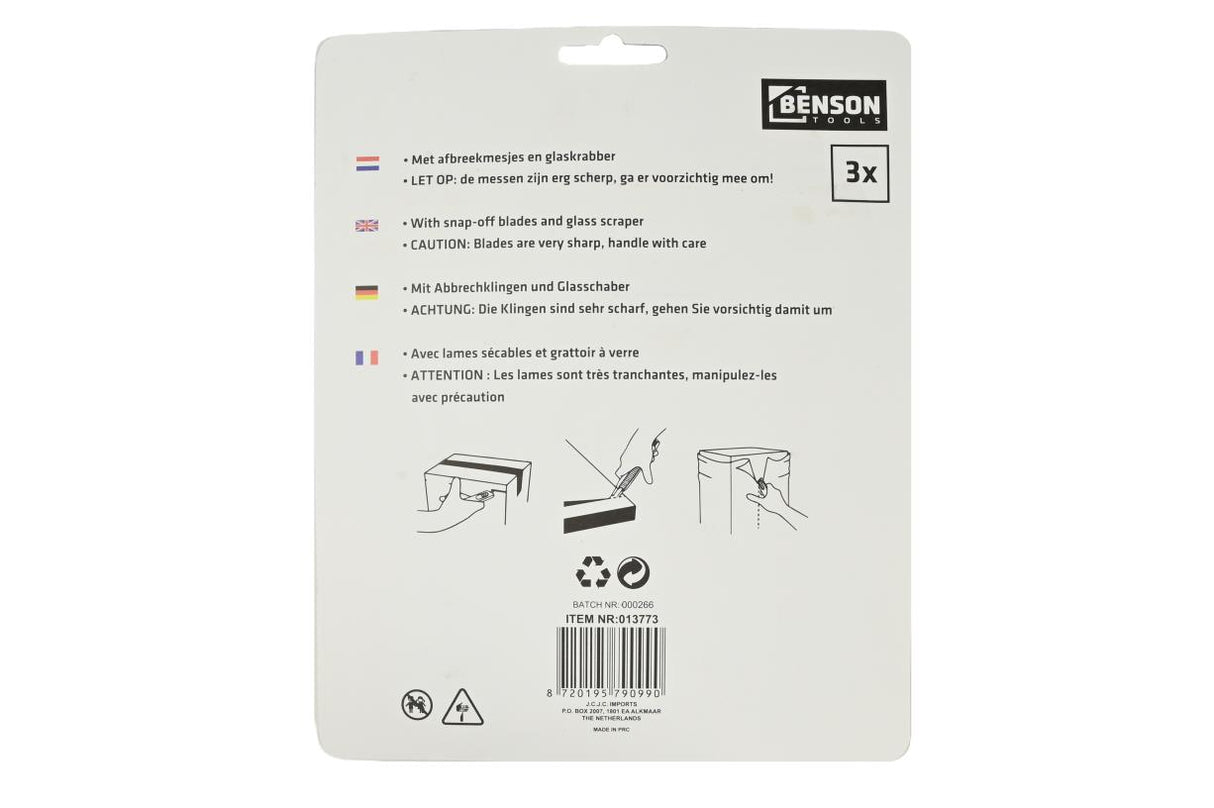 Couteaux hobby set 3 pcs