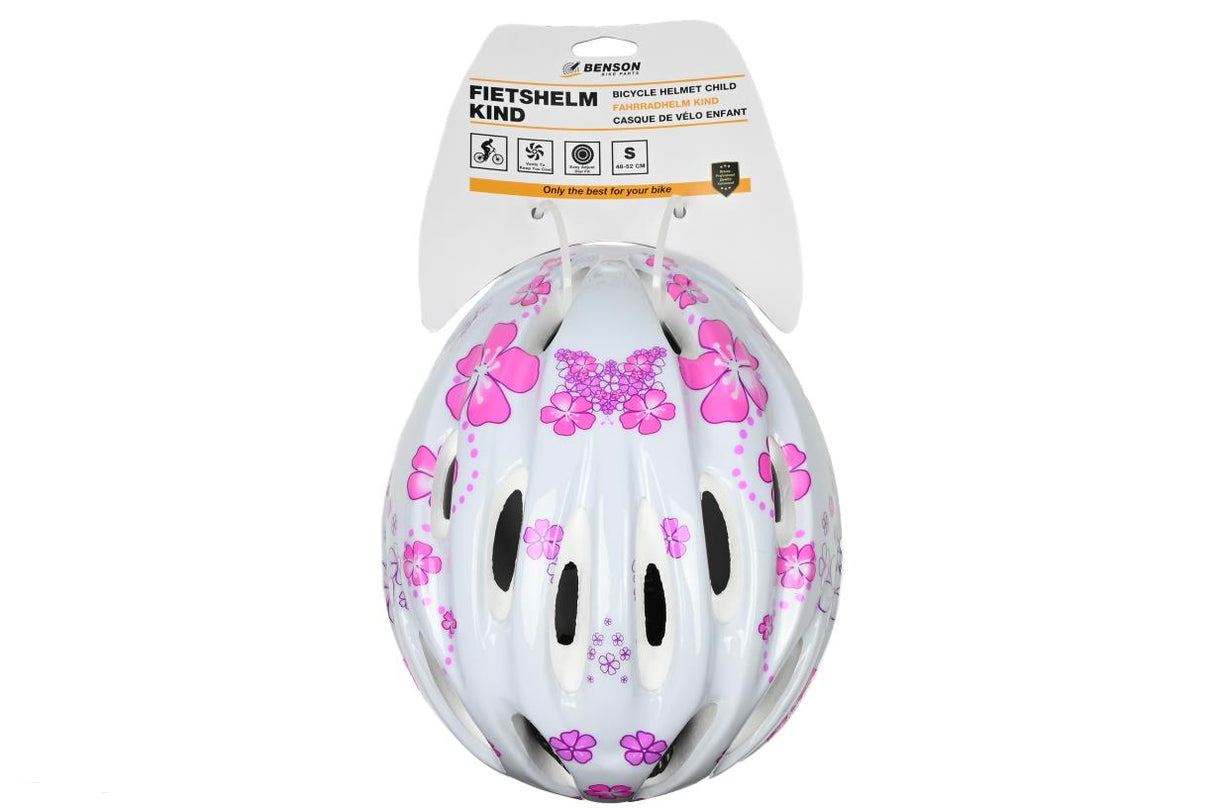 Fietshelm meisje maat S (48-52 cm) mix