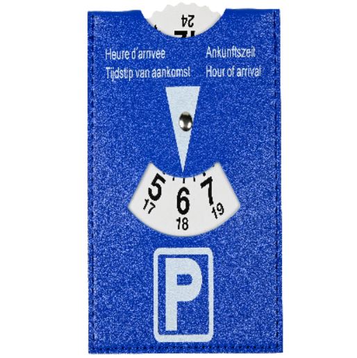 Parkscheibe 15 x 11 cm