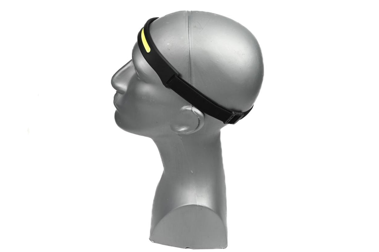 Headlamp silicone 3W LED + COB rechargeable +PIR