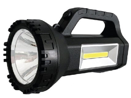 Lampe de poche 1W LED + COB + poignée