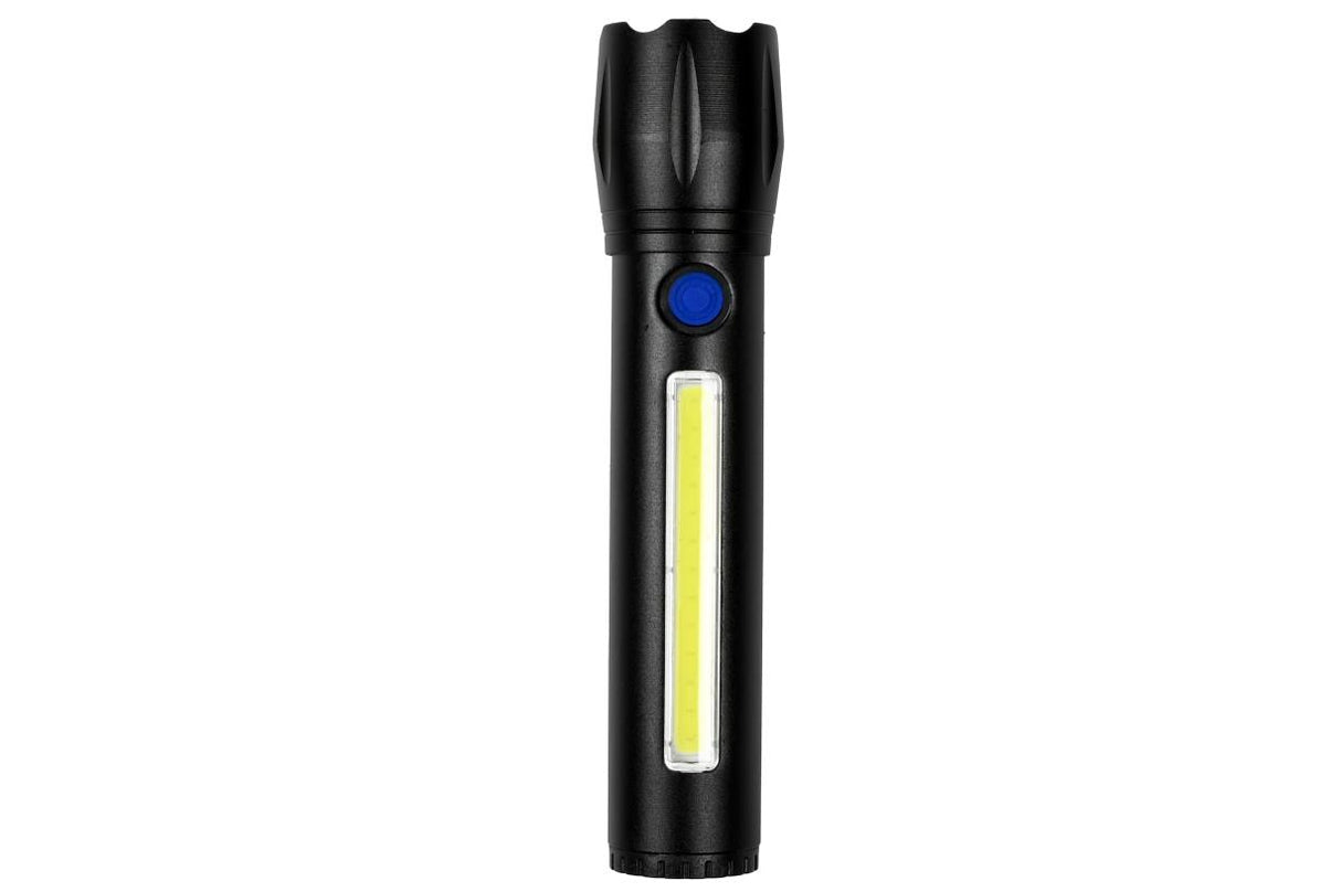 Torch tactical LED + COB rechargeable 141 mm