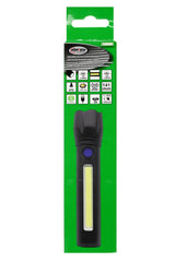 Torch tactical LED + COB rechargeable 141 mm