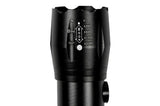 Torch tactical LED + COB rechargeable 166 mm