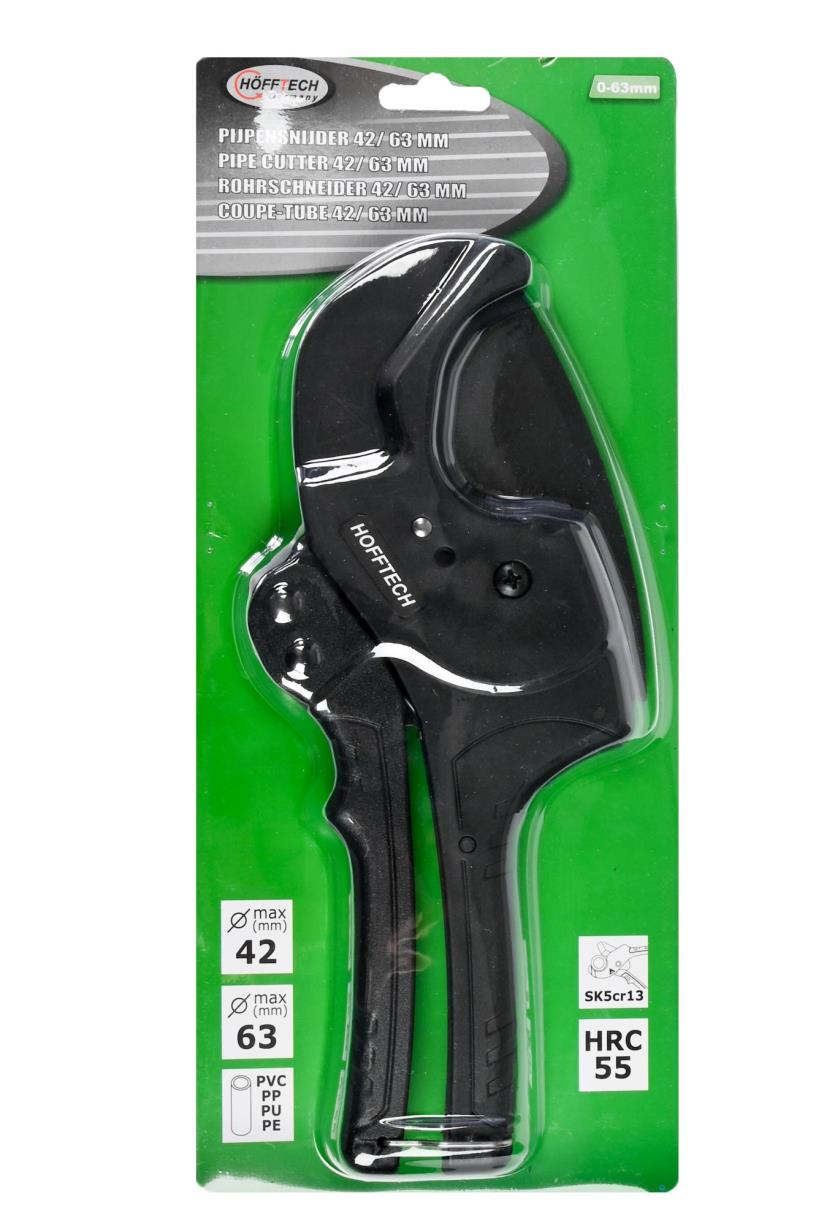 Pijpensnijder PVC 0-42/63 mm