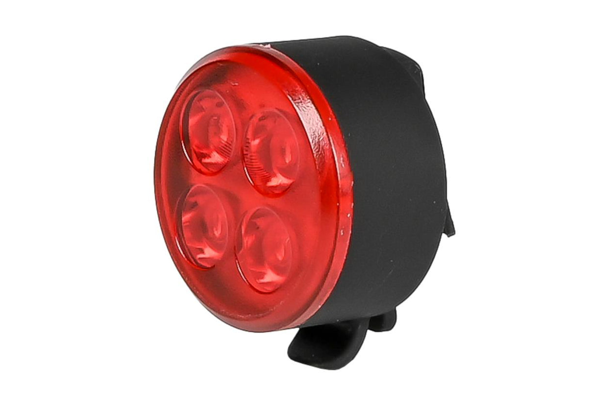 Fietslamp USB oplaadbaar rood inclusief clip