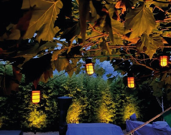 Cordon de lumière 6 pcs 2 m solaire flame effect