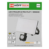 LED straler ultra flat 10W IP44 + sensor