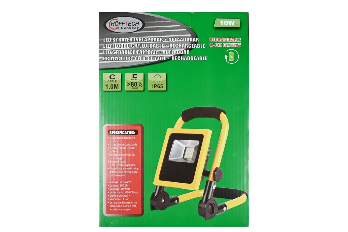 LED werklamp 10W inklapbaar + oplaadbaar