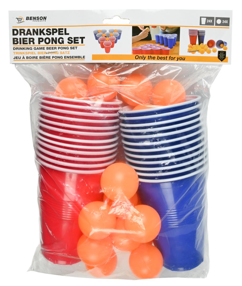 Drinking game beer pong set 48 pcs