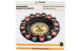 Drinking game shot glass roulette