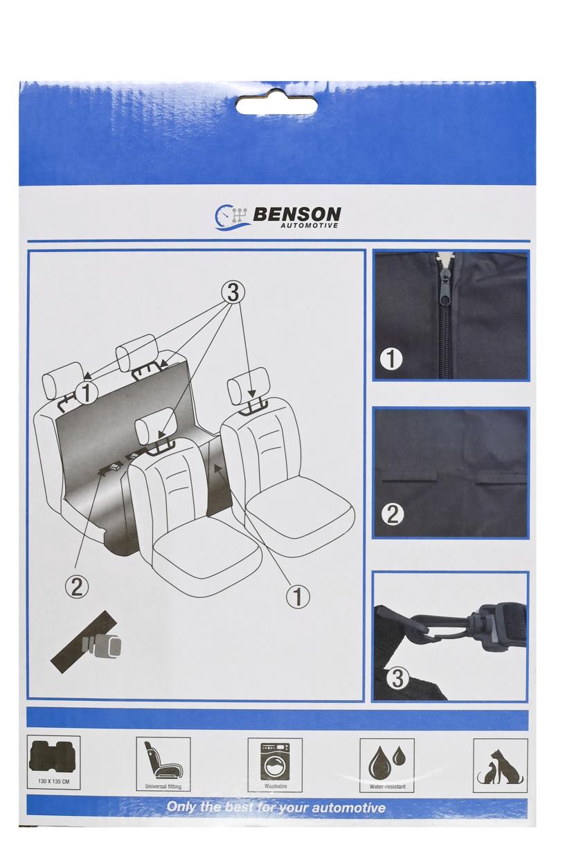 Auto achterbankbeschermer 130 x 135 cm