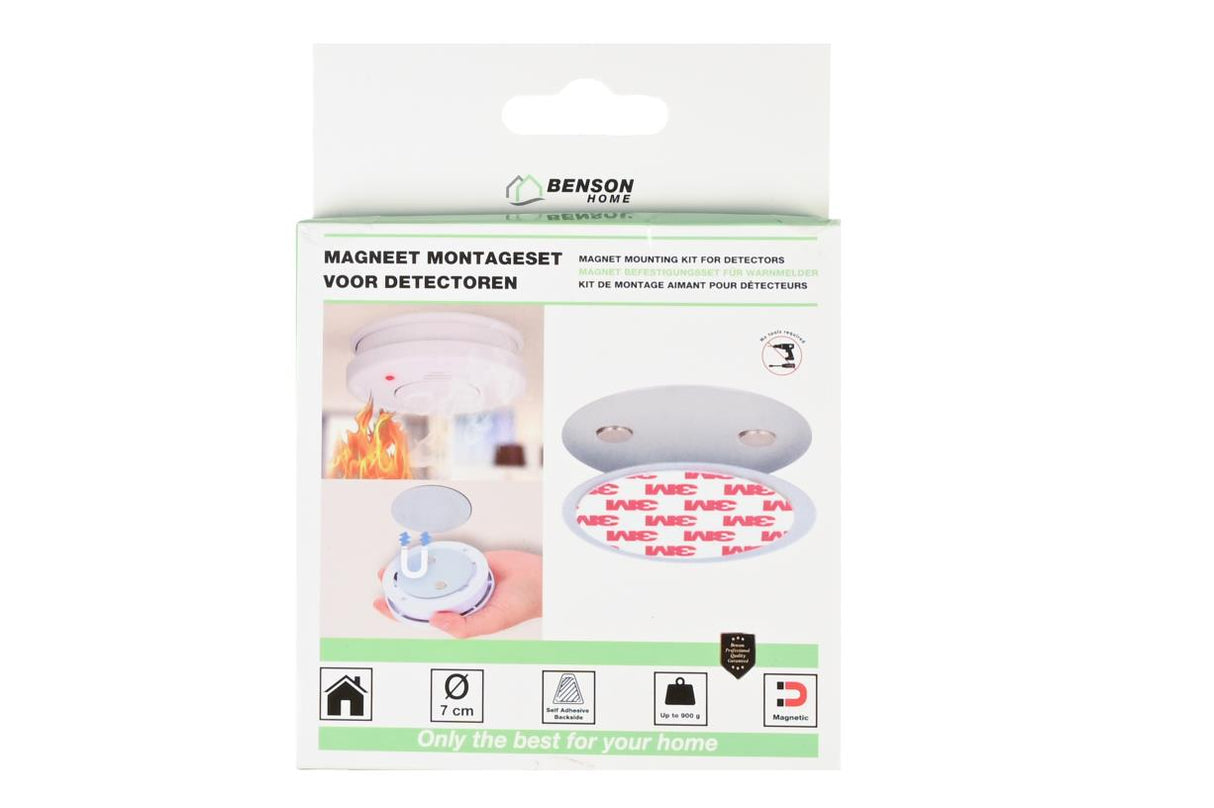 Magneet montageset voor detectoren