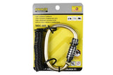 Cable-carabine combination lock 4 x 1800 mm
