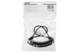 Cable d'acier isolé 4 mm x 2 m