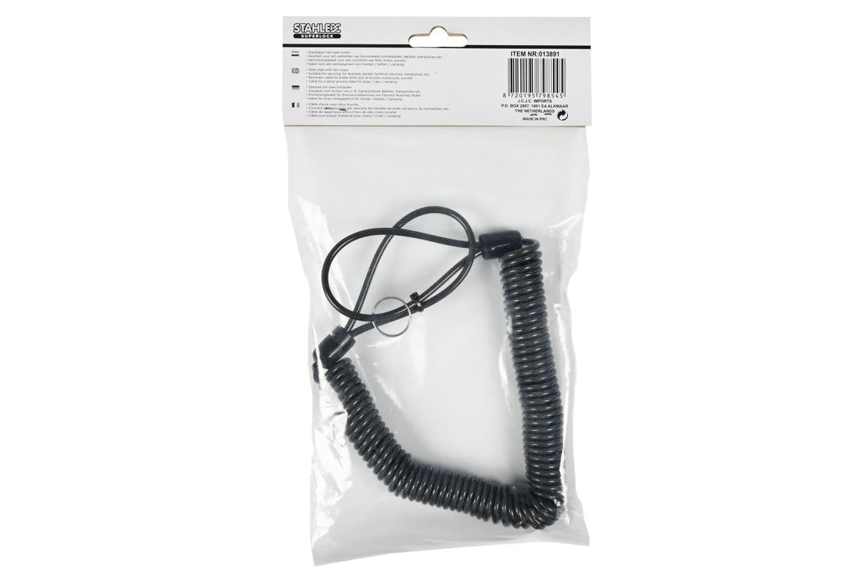 Cable d'acier isolé 4 mm x 5 m